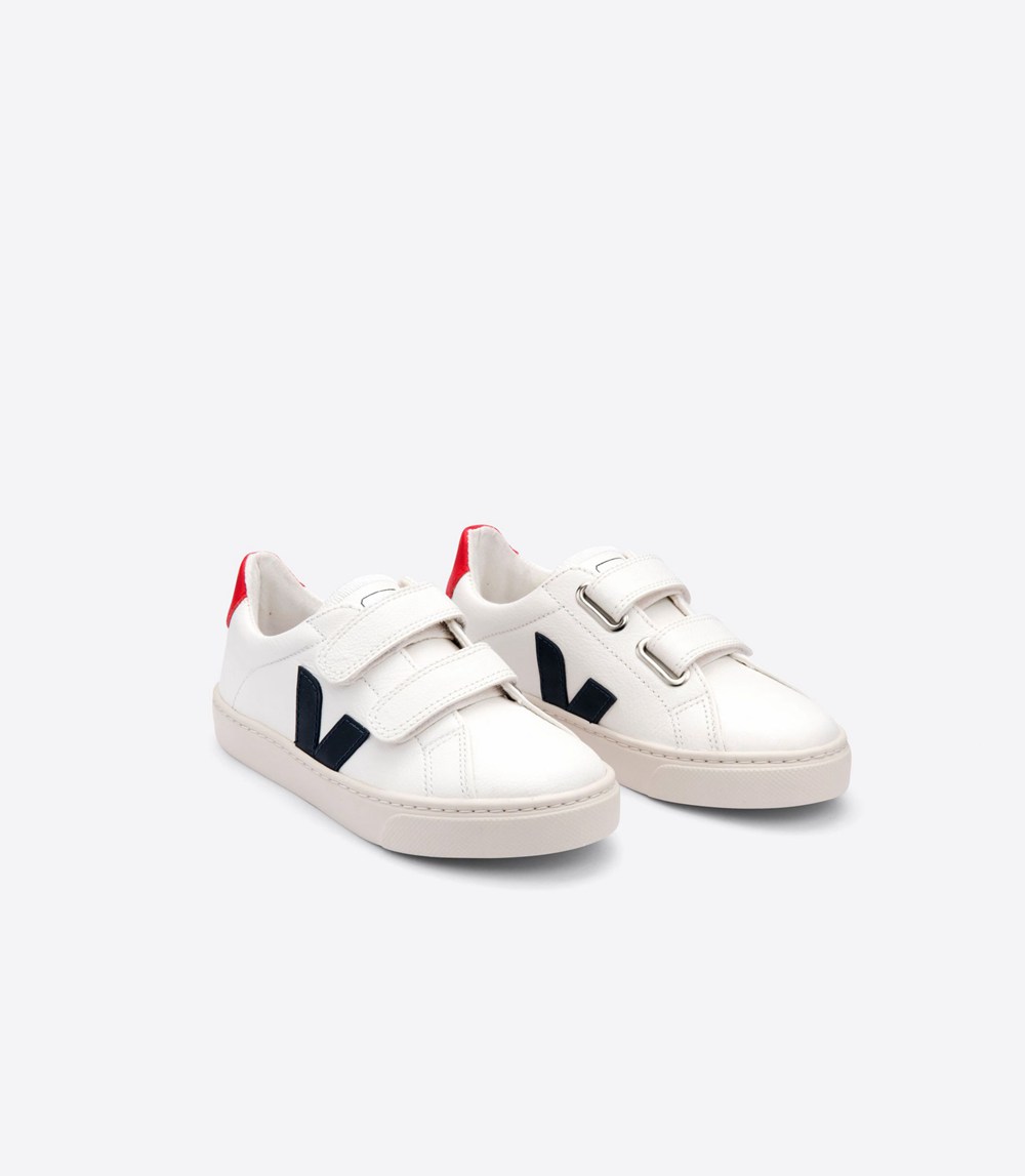 Veja Sneakers Barn - Esplar Velcro Chromefree - Vita - 761328-FEL